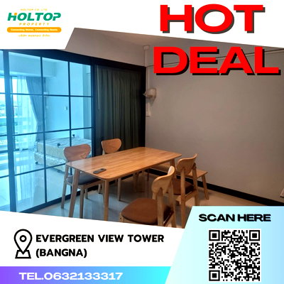 Condos for rent : #Z823 For rent Evergreen View Tower (Bangna)