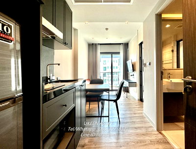 คอนโดให้เช่า : UK01-027 ให้เช่า Chamonix Condo ศรีราชา 30 ตร.ม. ใกล้ ม.เกษตรฯ-นิคมแหลมฉบัง เพียง 8,500 บาท/เดือน