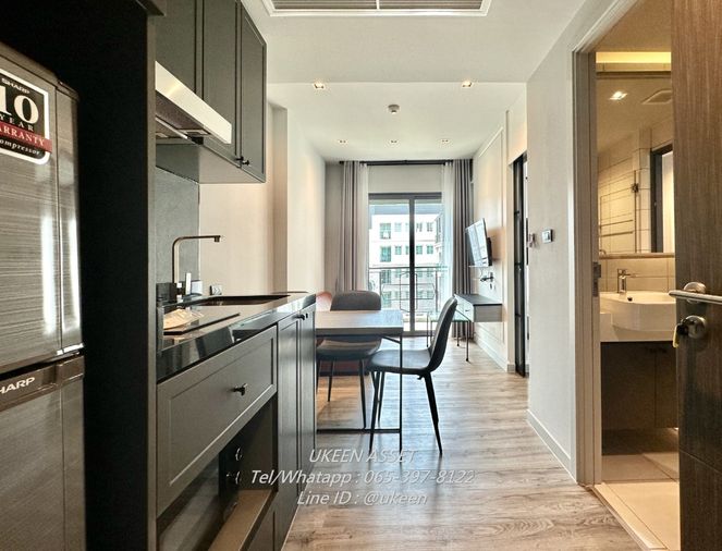 UK01-027 ให้เช่า Chamonix Condo ศรีราชา 30 ตร.ม. ใกล้ ม.เกษตรฯ-นิคมแหลมฉบัง เพียง 8,500 บาท/เดือน