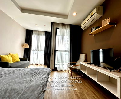 Condos for rent Robinson Sriracha : UK01-022  Condo Ladda Plus (Sriracha) studio size 32 sq m., 8th floor, sea view, rental price 10,000 baht/month 