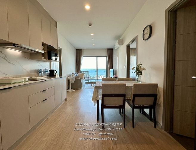 UK01-31 Condo for rent The Symphony condo Sriracha  Rental price: 28,000 baht, size: 82.34 sq m., 2 bedrooms