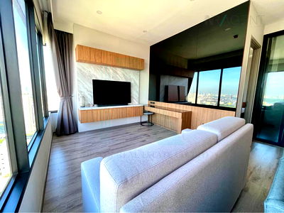 Condos for rent BTS On Nut : For Rent Condo KNIGHTSBRIDGE PRIME ONNUT Building 1, Floor 44,2 bed room, Room size 54.00 sqm