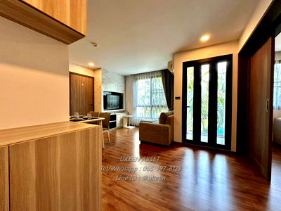 Condos for rent Si Racha Chonburi : UK01-016Condo for rent, Stasia Residence Sriracha S, Pha Daeng area, 2 bedrooms, size 60 sq m.,price 15,000 baht/month
