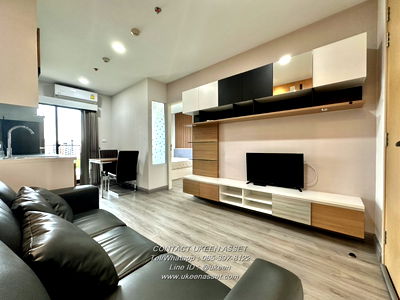 Condos for rent Robinson Sriracha : UK01-015 Plus Condo for rent, Sriracha, 1 bedroom, 8,500 baht/month | 33 sq m. next to the garden, Corner room, next to Assumption School, Sriracha.
