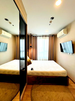 Condos for rent ตลาดบางบัว : Salila 🚩Chewathai Kaset-Nawamin: Chewathai Kaset - Nawamin near BTS Kasetsart University, spacious model room, ready to move in
