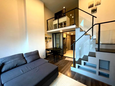 คอนโดให้เช่า : FD-060 ให้เช่าคอนโด ไนท์บริดจ์ สเปซ พระราม 9 (Knightsbridge Spece Rama 9) ห้องใหม่ นัดชมห้อง @propertybkk4