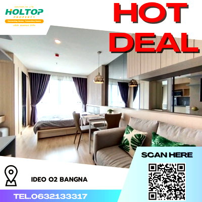 คอนโดให้เช่า : #R4625  ให้เช่าคอนโด Ideo O2 BangNa