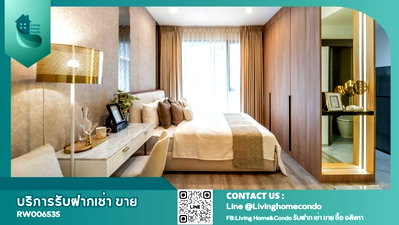 Condos for rent Huai Khwang : For rent Ideo Mobi Asoke, beautifully decorated room, good location condo, near SWU, LH-RW006535