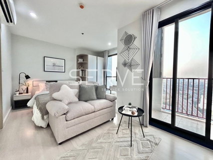 1 Bed Super High Floor Fully Furnished Good Location Close To Airport link Ramkamheang 800 M. @ The Base Rama 9 - Ramkhamhaeng