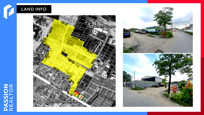 Land for sale วิทยาลัยเซาธ์อีสท์บางกอก : Land for sale, 35 rai, Sukhumvit 76, Soi Samrong Tai 6, Yellow City Plan Yor 4, suitable for housing projects.