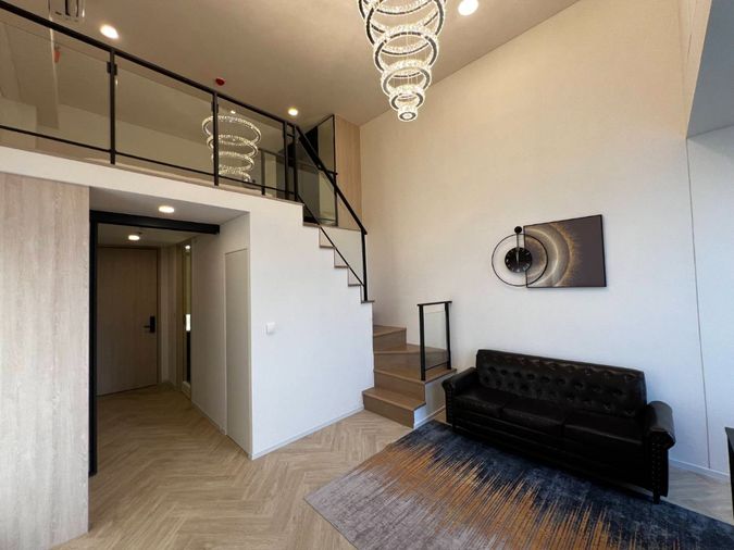 🌟ให้เช่า Duplex Condo 1 ห้องนอน 1 ห้องน้ำ สวยวิวสูง! – Landmark @MRTA Station 🌟