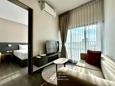 เช่าคอนโด ศรีราชา ชลบุรี : UK01-054ให้เช่า Hampton Sriracha คอนโดใหม่ คอนโดหรูใจกลางศรีราชา 1 ห้องนอน 32 ตร.ม. | ราคา 23,000 บาท/เดือน | Free WiFi ตกแต่งครบ.