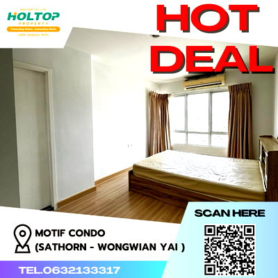 คอนโดให้เช่า : #Z850 ให้เช่าคอนโด Motif Condo (sathorn - wongwian yai )