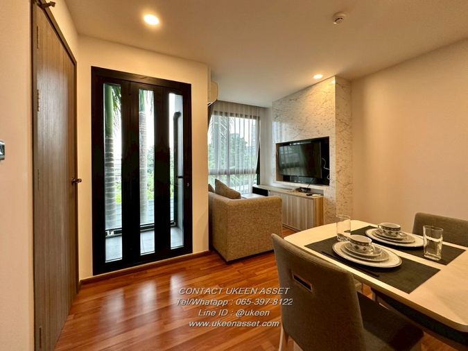 UK01-259 Condo for rent Stasia Residences Sriracha 1 bedroom, size 35 sq m., price 7,500 baht/month, Pha Daeng area, Sriracha, 1st-4th floor