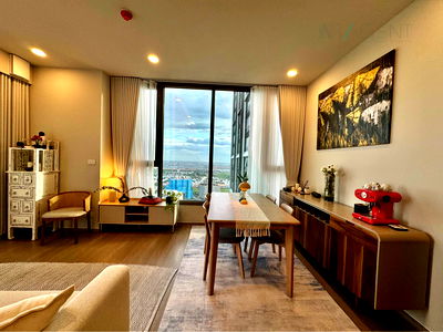 Condos for rent : 🚩 For Rent Condo WHIZDOM THE FORESTIAS Building  Mytopia, Floor 23,2 bed room, Room size 65 sqm