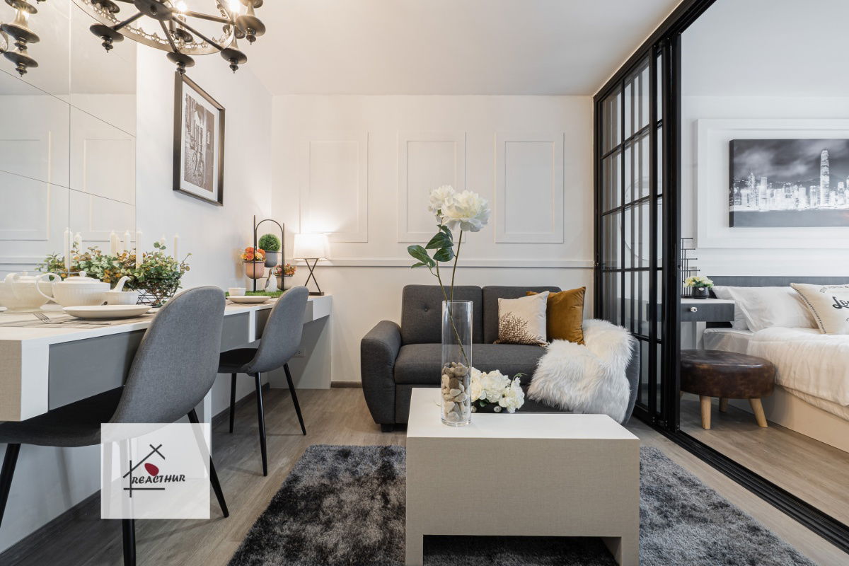 รูป **ด่วน**ให้เช่าคอนโดรีเจ้นท์โฮม บางซ่อนเฟส 28 ห้องแต่งสวยพร้อมเฟอร์นิเจอร์และเครื่องใช้ไฟ้ฟ้า - รูปที่ 1/6