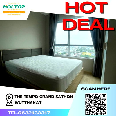 คอนโดให้เช่า : #Z842 ให้เช่าคอนโด The Tempo Grand Sathon-Wutthakat 