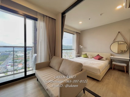 รูปภาพ UK01-014 For rent KEEN CENTRE SRIRACHA, in the heart of Sriracha, 1 bed, 35 sq m., 35th floor, 16,000 baht **Free cleaning service 2 times a week**