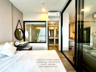Condos for rent : UK01-248 For rent KEEN SRIRACHA , 1 bedroom, 35 sq m., 25th floor, rent 15,000 baht/month **Free cleaning service 2 times a week**