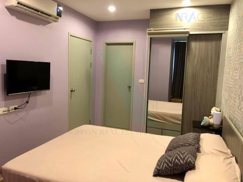 🔺 ให้เช่า ไอดีโอ วุฒากาศ 1ห้องนอน ชั้น27  ใกล้ BTS วุฒากาศ