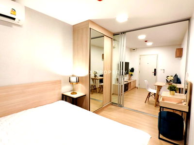 Condos for rent Khlong Nueng Station : Condo for rent, Plum Alive 1 26.80 sqm. Fully furnished 9,000 THB / month