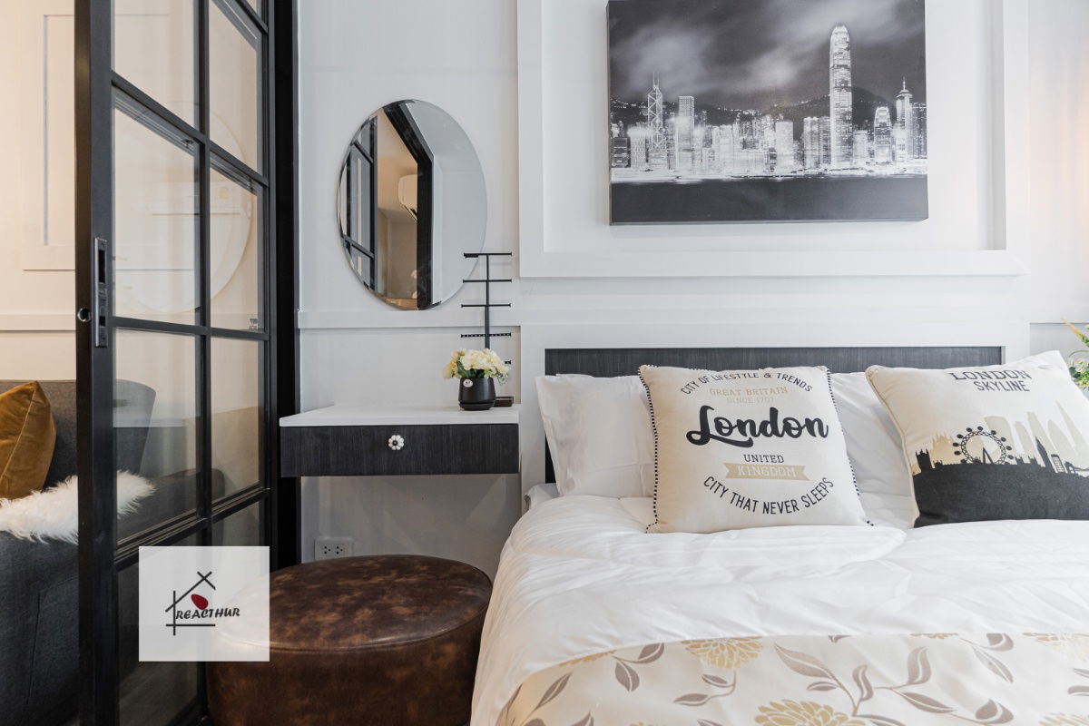 รูป **ด่วน**ให้เช่าคอนโดรีเจ้นท์โฮม บางซ่อนเฟส 28 ห้องแต่งสวยพร้อมเฟอร์นิเจอร์และเครื่องใช้ไฟ้ฟ้า - รูปที่ 2/6