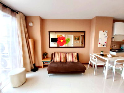 คอนโด สนามบินสุวรรณภูมิ : 🎉 ขาย! ห้องสวย วิวสนามบิน @Airlink Residence แต่งครบ พร้อมอยู่ ใกล้ ARL ลาดกระบัง 1.75 ล้านบาท 2 ห้องนอน 1 ห้องน้ำ ✈️🚆
