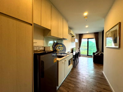 Condos for sale Robinson Sriracha : Condo for sale KnightsBridge The Ocean Sriracha Beautiful room, 24th floor, size 35 sq.m., mountain view