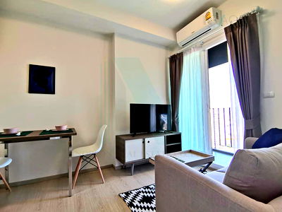Condos for rent Singapore International School of Bangkok (SISB) : 🚩 For Rent Condo CHAPTER ONE ECO RATCHADA - HUAI KHWANG Building C, Floor 24,1 bed room, Room size 29.00 sqm