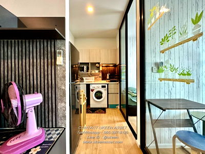 Condos for rent Kasetsart University Si Racha Campus : UK01-225 For rent  Notting Hill Sriracha Condo : 2 bedrooms, 34 sq m., suitable for students, can walk to the university, Price 12,000 baht/month