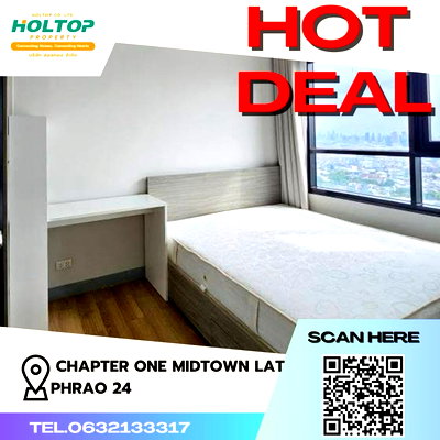 คอนโดให้เช่า : #Z920 ให้เช่าคอนโด Chapter One Midtown Lat Phrao 24