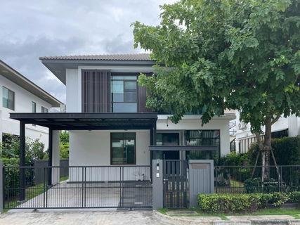 รูปภาพ House for rent Manthana Onnut - Wongwan 3, ready to move in. If interested, contact Line @goodmanpro or call 0999029192.