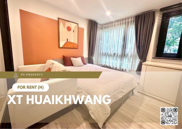 ให้เช่า 📍 XT HUAIKHWANG 📍 เฟอร์นิเจอร์ และ เครื่องใช้ไฟฟ้าครบ ใกล้ BTS ห้วยขวาง