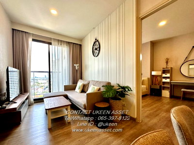 Condos for rent : UK01-220 For rent Keen Sriracha Keen - Luxury Condo 2 bed 2 bath| 62 sq m. | 19 floor 40,000 baht/month Sea view **Free maid 2 times per week**