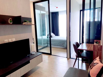 Condos for rent Kasetsart University Si Racha Campus : UK01-For rent: Notting Hill Condo, Laem Chabang, opposite Kasetsart, Sriracha, only 1 bedroom | 1 bathroom, 28 sq m., price 7,500 baht/month