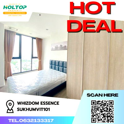 คอนโดให้เช่า : #Z911 ให้เช่าคอนโด Whizdom Essence Sukhumvit101 