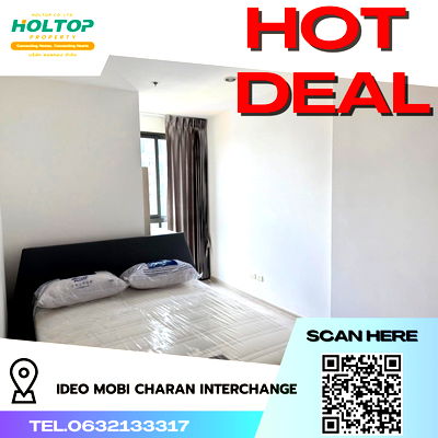 Condos for rent Central Pinklao : #R4643 Condo for rent Ideo Mobi Charan Interchange 