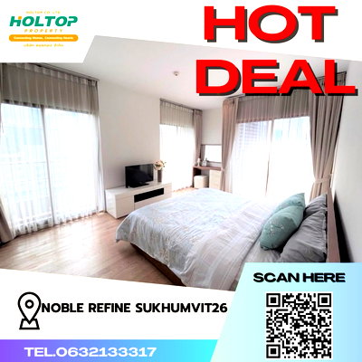 คอนโดให้เช่า : #Z901 ให้เช่าคอนโด  Noble Refine Sukhumvit26 