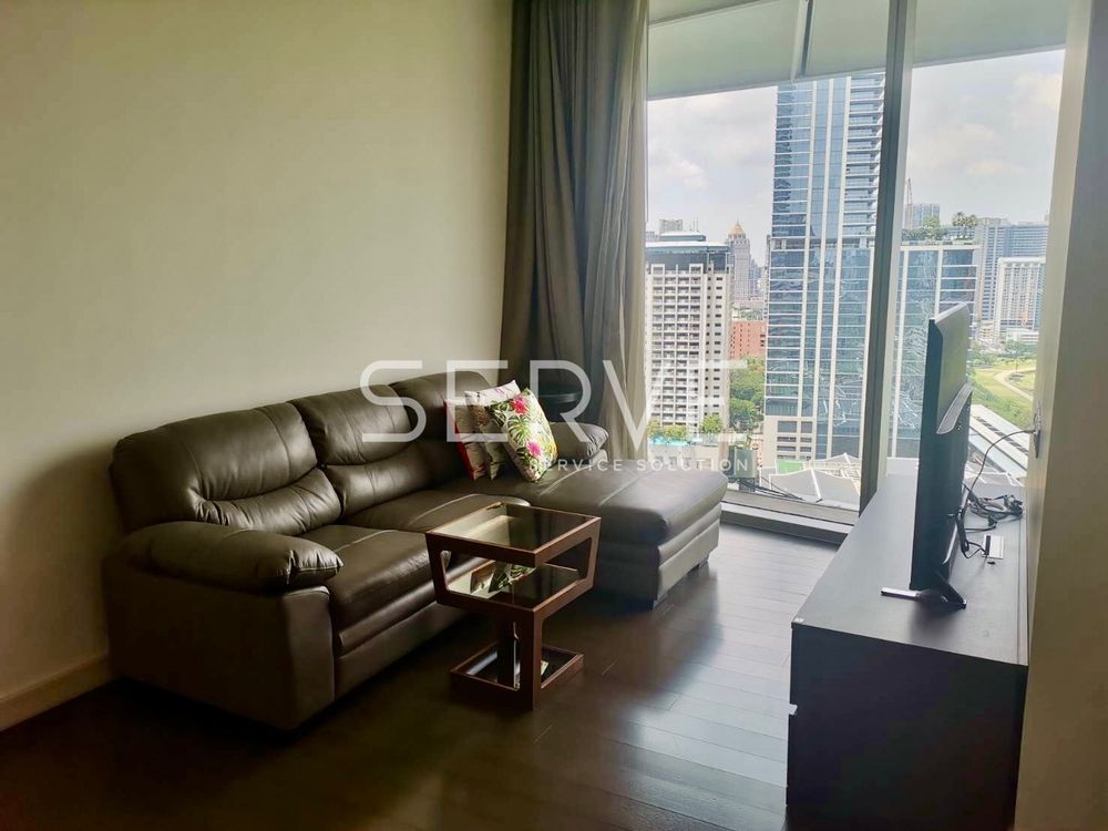 picture 1 Beds with Bathtub Nice View Good Location Close to BTS Ratchadamri 300 m / For Rent-Magnolias Ratchadamri Boulevard - 3/8