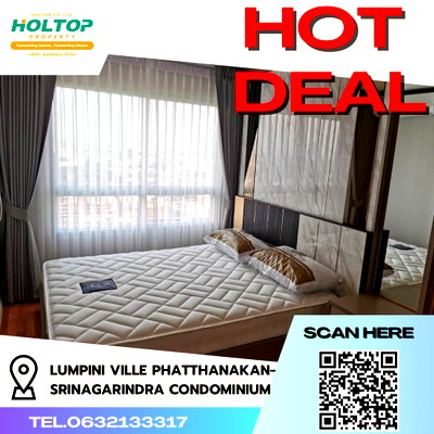 คอนโดให้เช่า : #R4665   ให้เช่าคอนโด Lumpini Ville Phatthanakan-Srinagarindra Condominium