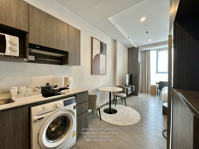 UK01-236 ให้เช่า Hampton Sriracha คอนโดหรู ใจกลางศรีราชา ( 1 BedStudio ขนาด 28 ตร.ม. Bathtub ) **ราคา 19,000 บาท** | Free WiFi