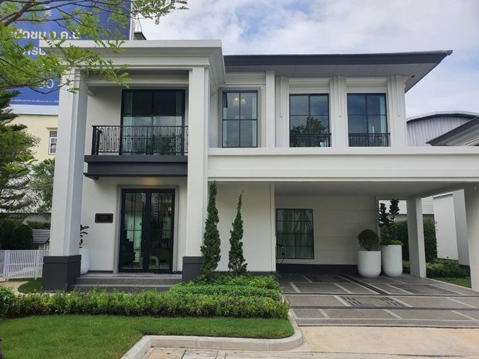 บ้านตัวอย่างแปลงมุม 204 ตร.ม. เศรษฐสิริ บางนา สุวรรณภูมิ ขาเข้าเมือง เชื่อมต่อทางด่วน 500 เมตร