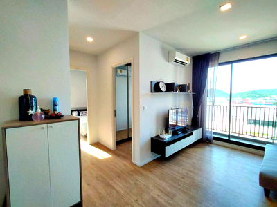 Condos for rent Si Racha Chonburi : UK01-215 for rent Notting Hill Laem Chabang-Sriracha: Rental 16,000 baht/month 2 bedrooms | 1 bathroom | 1 living room 47 sq.m.