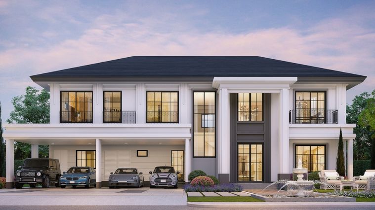 Spacious Ready-to-Move-In Show Home, 407 sq.m.! Setthasiri Bangna–Suvarnabhumi, just 500 meters from the motorway expressway.