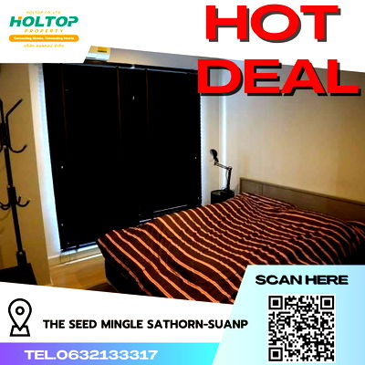 Condos for rent Ngamduplee Station : #R4677  Condo for rent The Seed Mingle Sathorn-Suanplu 