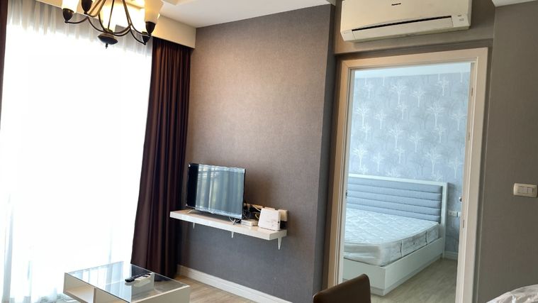 UK01-197 ให้เช่าคอนโด The Patio Bangsaen เดอะ พาทิโอ ใกล้หาดบางแสนไม่กี่นาที : 1 ห้องนอน 1 ห้องน้ำ 38 ตร.ม. | เฟอร์นิเจอร์ครบชุด ราคา 15,500 THB./Mont