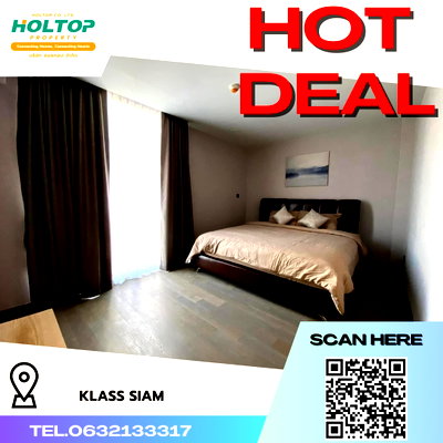 คอนโดให้เช่า : #R4676 ให้เช่าคอนโด KLASS Siam 
