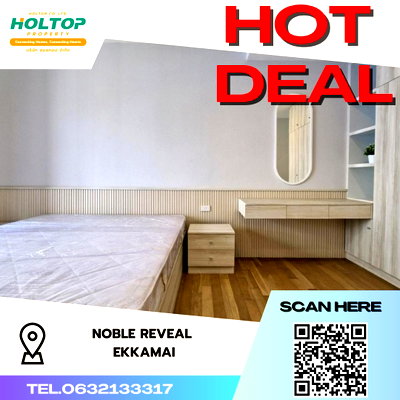 คอนโดให้เช่า : #S3948 ให้เช่า Noble Reveal Ekkamai