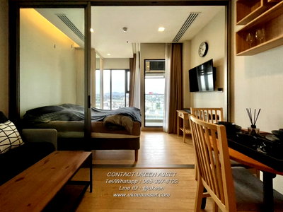 Condos for rent : UK01-075 Condo for rent Infinity One Chonburi ✨ 🌆 Room size 25 sq m. Ready to move in 🏙️ 📍 Location in the heart of the city, near Central Chonburi