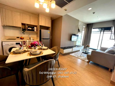 Condos for rent Samitivej Chonburi Hospital  : UK01-192 Condo for rent Infinity One Chonburi: 2 bedrooms, 20,000 baht discount, 62 sqm., 29 floor | Next to Central Chonburi, walk only 5 minutes